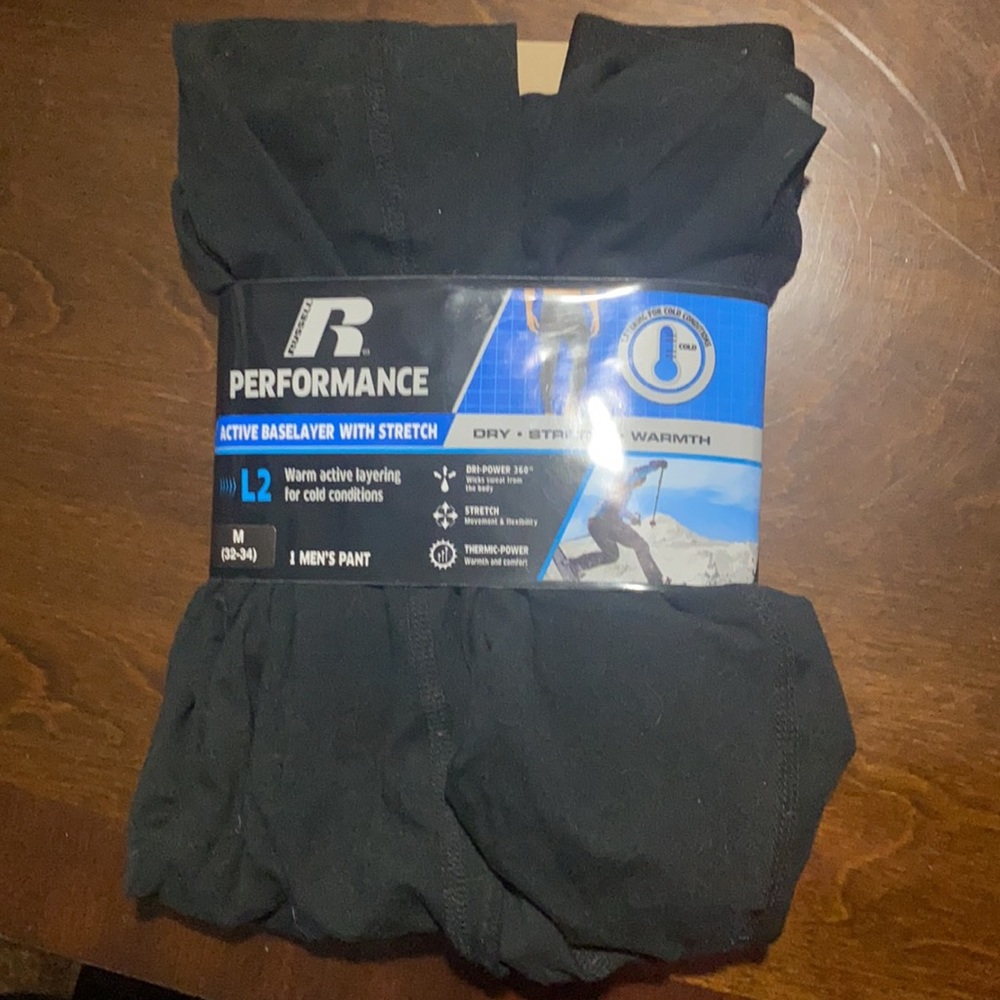 Men’s active base layer with stretch